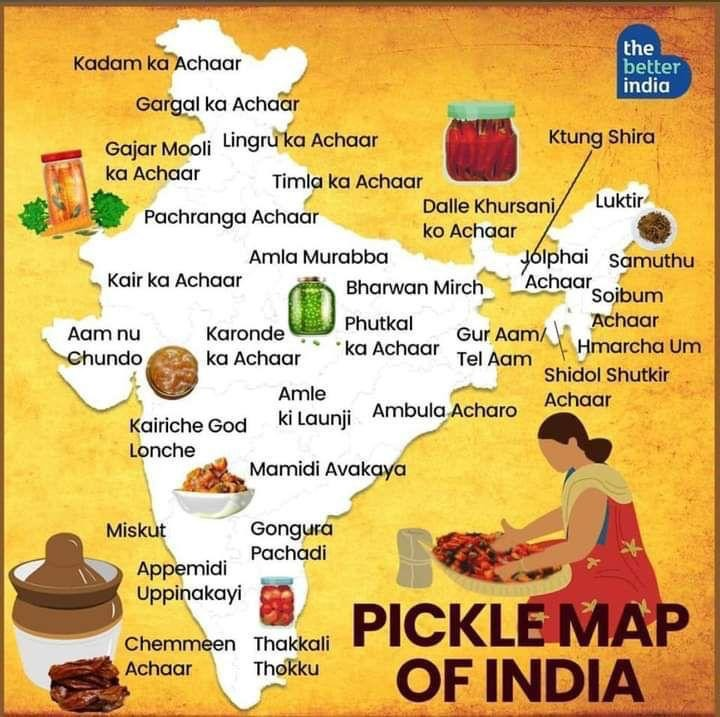 Pickle Map of India