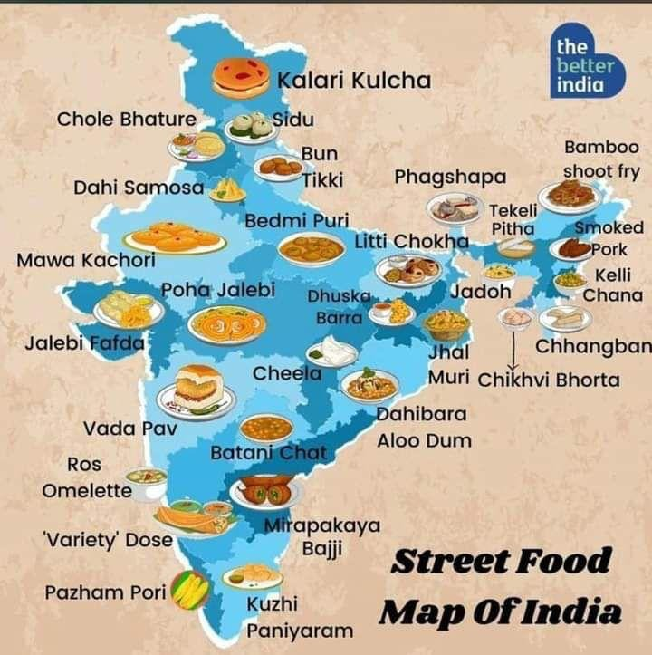 Street Food _ Map of India