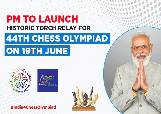 The first-ever torch relay for the Chess Olympiad