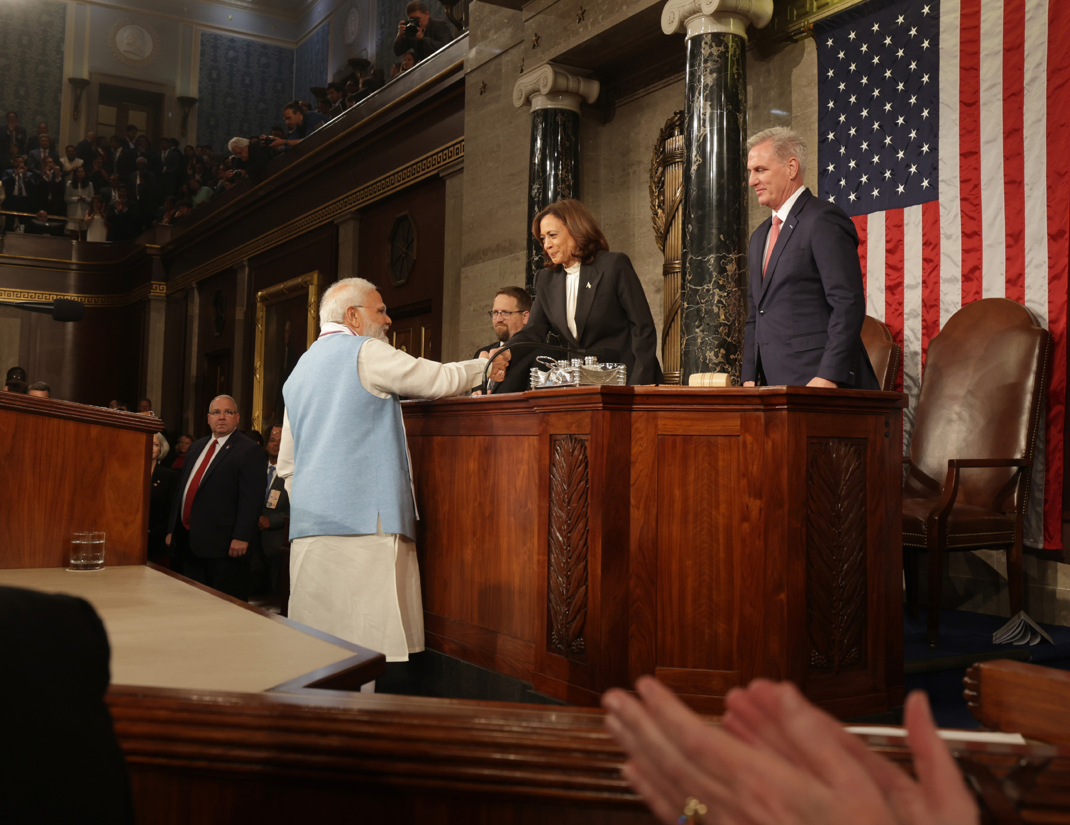 PM at the Joint Session of US Congress, in Washington DC on June 22, 2023.