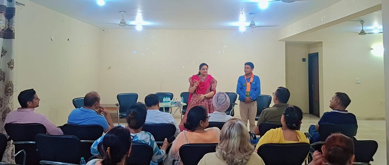 BJP intensifies municipal election campaign in Mohali Ward 32
BJP Mahila Morcha President Mili Garg holds outreach meetings
Residents raise civic concerns during Mayfair Society interaction
BJP candidates attend nomination scrutiny at SDM office