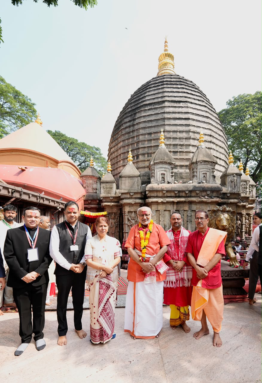 Vice-President visits Ma Kamakhya Temple in Assam prays for nation’s progress