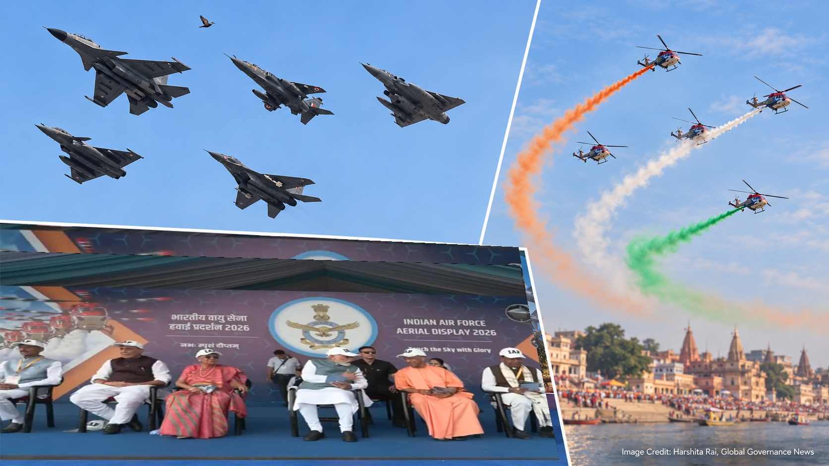 PM Modi Attends IAF’s ‘Wings Over Ganges’ Display in Varanasi